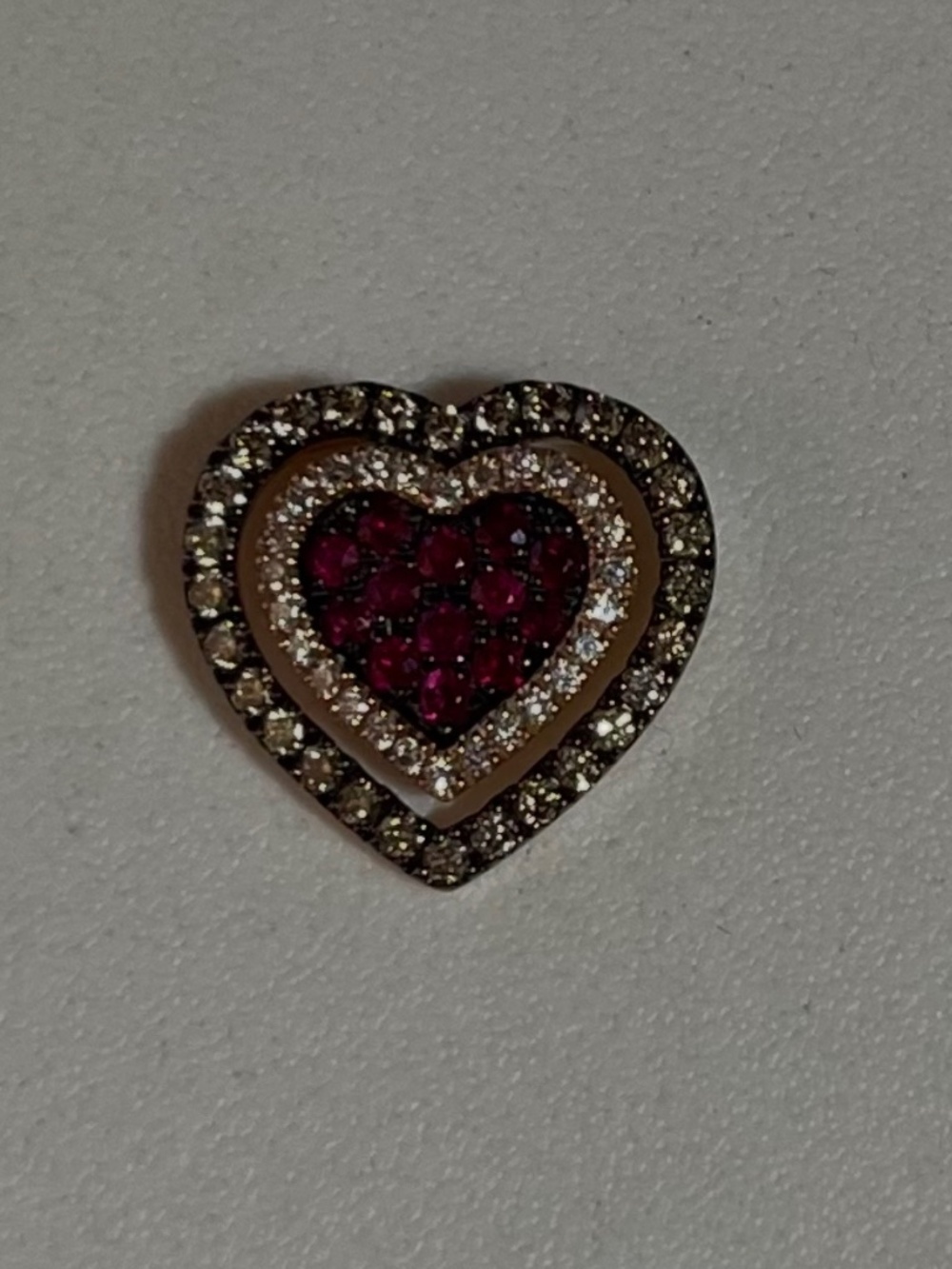 Godiva x Levian 14k heart charm only no chain
